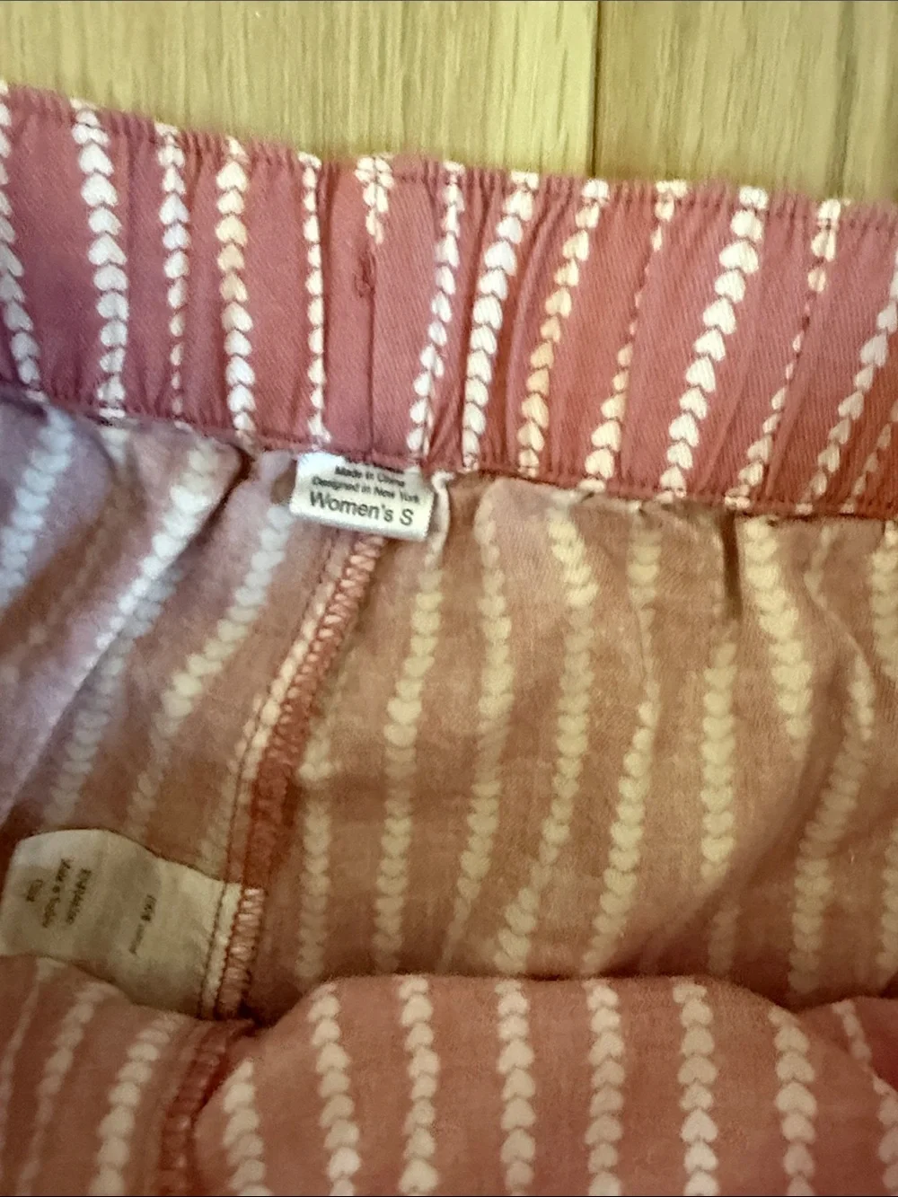 Women's Pink Stripe Pajama Set - Classic Button-Up Top & Drawstring Pants - Picture 4 of 8